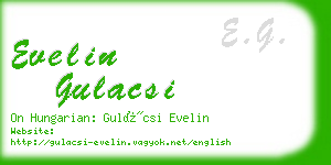 evelin gulacsi business card